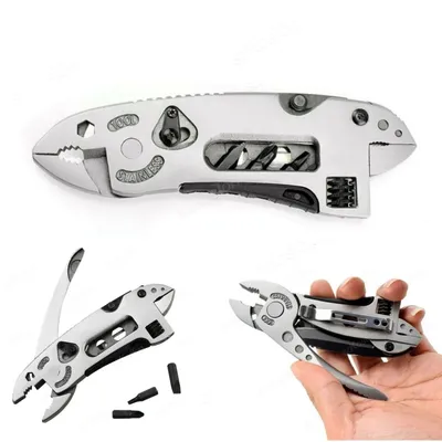 Multi-tool Überleben Messer Multi Tool Set Zweck Einstellbare Schlüssel Messer Draht Cutter Zangen Überleben Notfall Getriebe Werkzeuge Set