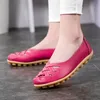 Schuhe für Frauen Echt leder Schuhe weiche flache Schuhe Frauen Schuhe Krankens ch wester Slipper