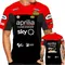 Sommer Herren bekleidung neue Mode 3D-Druck Aprilia RSV 1000 Motorräder T-Shirt Mode Männer/Frauen