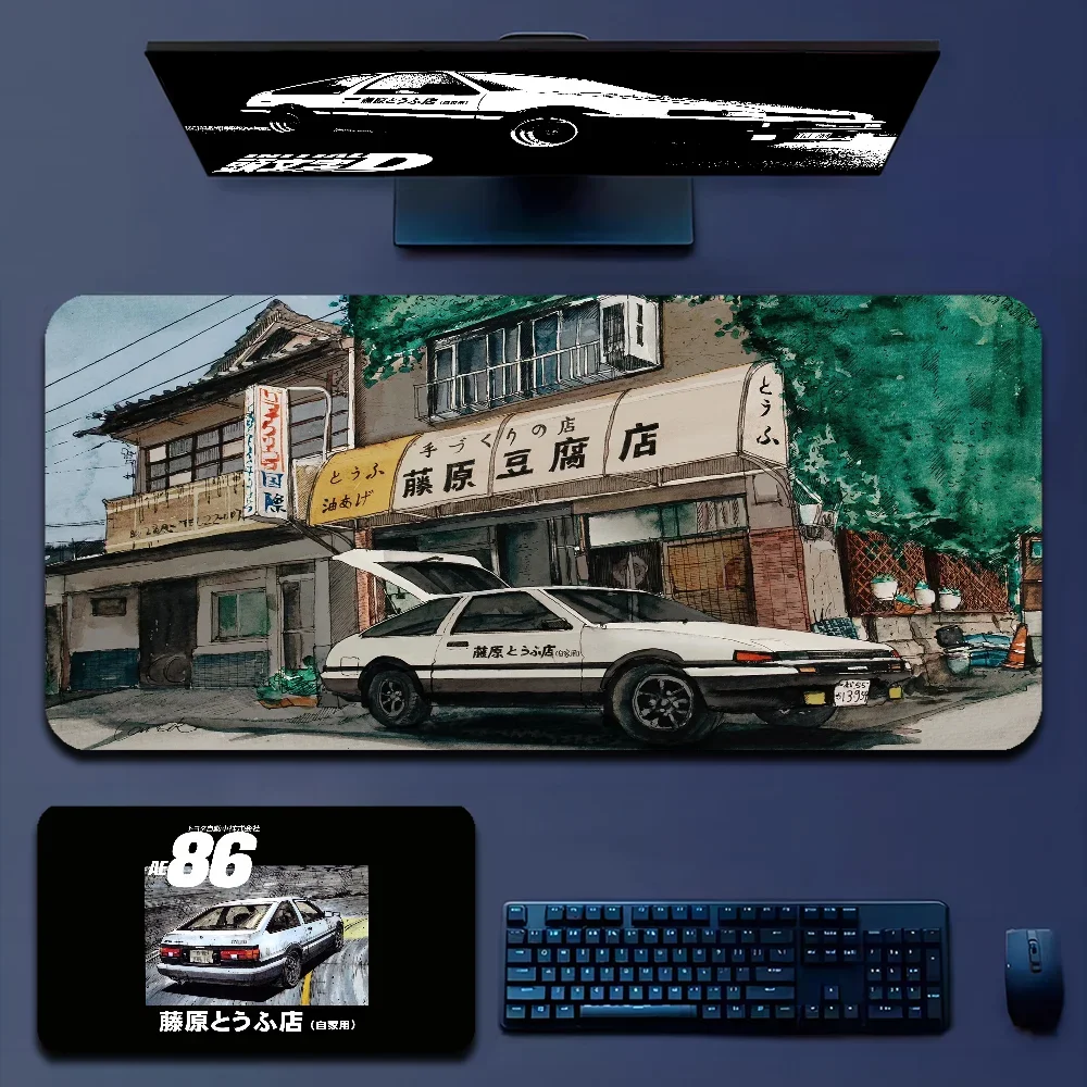 Initiale d ae86 Boden matte 80x30cm xl Locke dge Büro Computer Schreibtisch Matte Tisch Tastatur große Mauspad Laptop Kissen rutsch fest Image