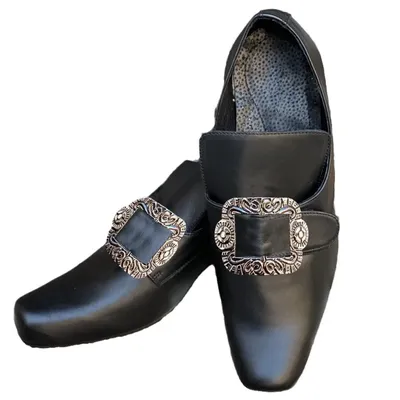 Neue Männer Frauen Viktorianischen Vintage 18th Medieval Renaissance Cosplay Gehrock Schuhe Edle Image