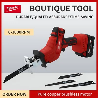 Milwaukee industrial grade saber saw high power Motor tool 0-3000 rpm Running speed Reciprocating