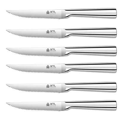Steak knife set stainless Steel Blade Kitchen Knives Handle Sharp Dinner Knife Meat Cutter bread kitchen knives set