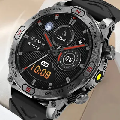 New 1.43-inch smartwatch ECG+PPG all-weather heart rate detection LED men's smartwatch AI voice Bluetooth call smartwatch 2024