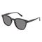 Fielmann LN 055 SUN CL Unisex-Sonnenbrille Vollrand Eckig Acetat-Gestell, schwarz