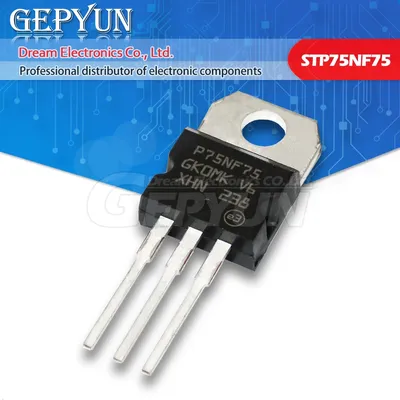 20 Stück stp75nf75 bis-220 p75nf75 bis 75 nf75 neuer mos fet Transistor Image