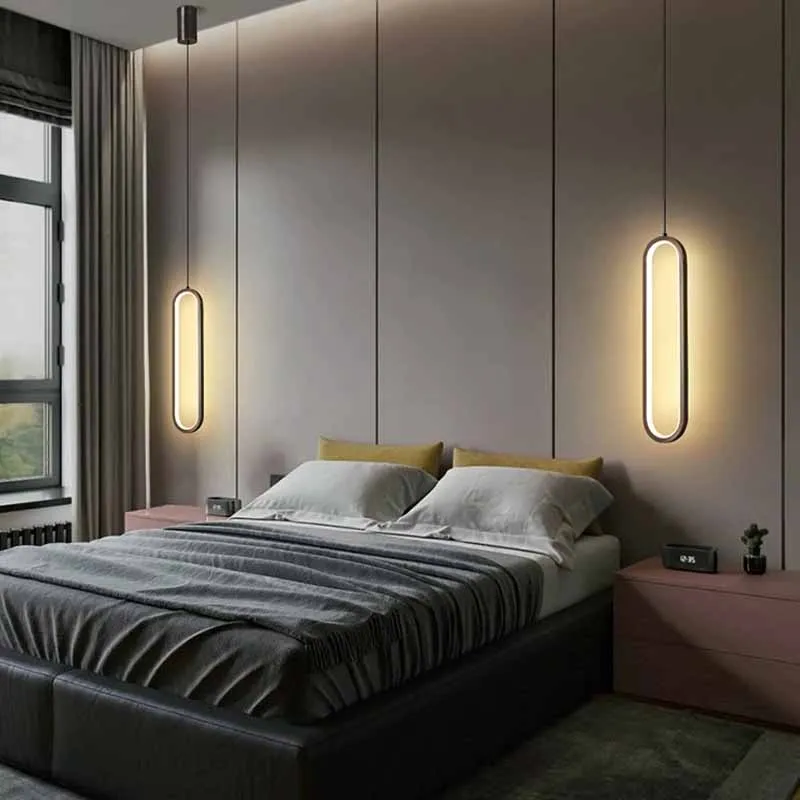 Nordische LED Pendel leuchte Hängelampen Innen leuchte Wohnzimmer Schlafzimmer Esstisch Wohnkultur Glanz Pendel leuchte
