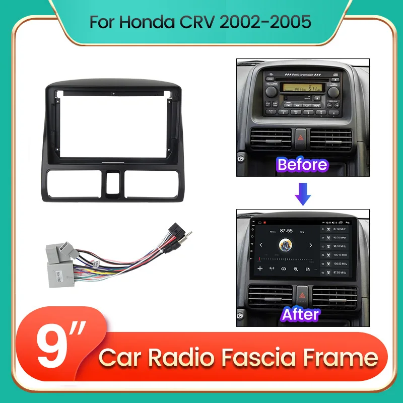 Für honda CR-V crv 2 2012-2015 Autoradio rahmen fascia canbus box adapter decoder montage panel kit dash kabel innen audio auto Image