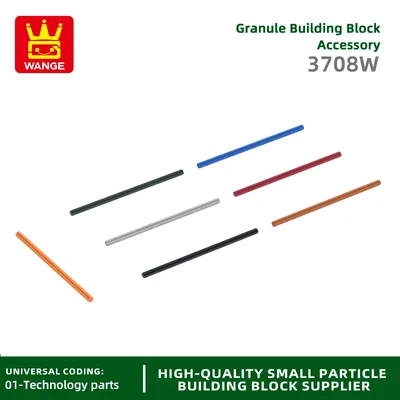 Wange 45 Teile/los 3708W 13L Kreuz Stick Achse Block Moc Farbe Zubehör Kompatibel mit Ziegel DIY kinder Spielzeug montage Teile Image