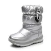 Ulknn Winters tiefel für Mädchen Jungen Kinder stiefel neue wasserdichte Botas Verdickung Schnee gold dunkelgrün 26 27 28 29 30 Größe