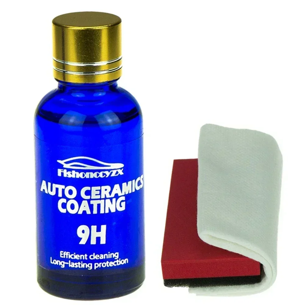 9h Auto hydrophobe Glas beschichtung flüssige Keramik beschichtung Motorrad Lack pflege Anti-Kratzer Auto Detail lierung Glasscoat Auto pflege Politur Image