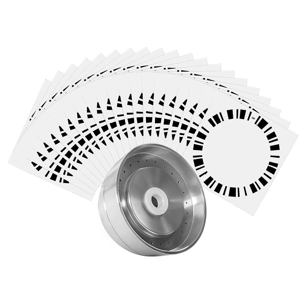 Kaffeekapselbecher mit 80 ml 150 ml wiederverwendbaren Laser-Barcoden-Aufklebern, kompatibel mit Vertuoline Makers Image