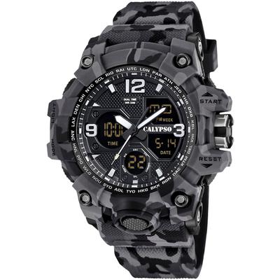 Chronograph CALYPSO WATCHES "X-Trem", schwarz, Armbanduhren, Herren, Quarzuhr, Armbanduhr, Herrenuhr, analog, digital, Tag, Monat Image