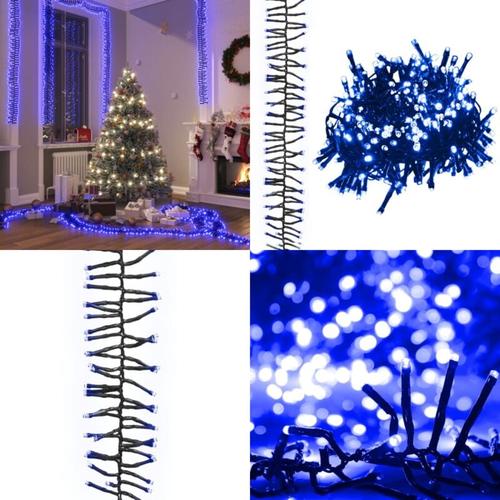 LED-Lichterkette mit 400 LEDs Blau 7,4 m pvc - LED-Lichterkette - led Lichterkette - Home & Living