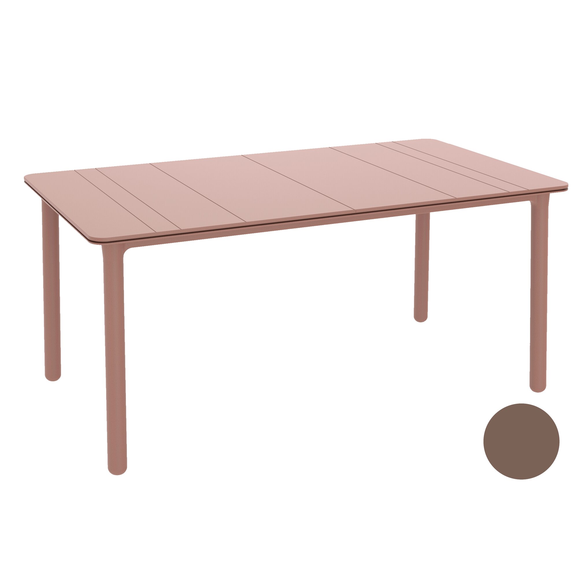Resol »Noa« Outdoor Tisch rechteckig Trufa/White