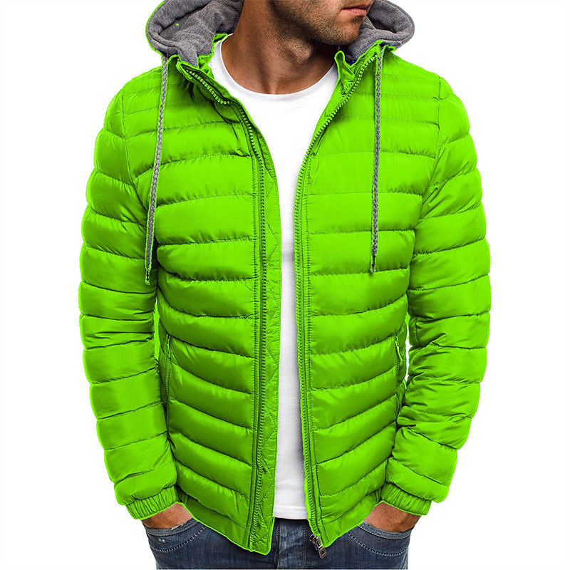 Men's Quilted Jacket Puffer Jacket Puffer Winter Jacket Winter Puffer Coat Winter Autumn / Fall Outdoor Insulated Packable Lightweight Outerwear Windbreaker Jacket Lightweight Puffer Jacket Full Zip
