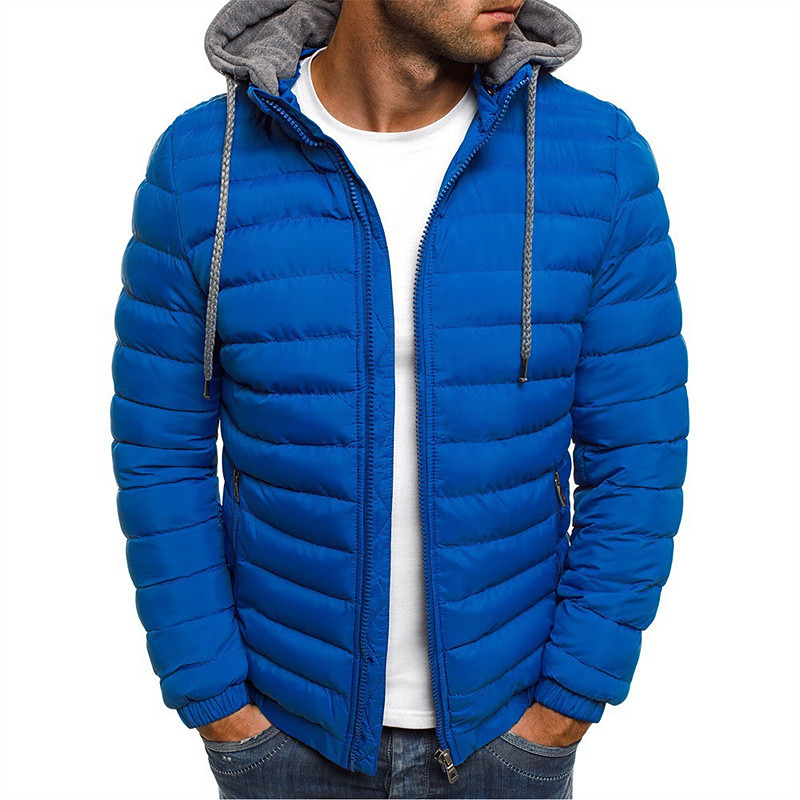 Men's Quilted Jacket Puffer Jacket Puffer Winter Jacket Winter Puffer Coat Winter Autumn / Fall Outdoor Insulated Packable Lightweight Outerwear Windbreaker Jacket Lightweight Puffer Jacket Full Zip