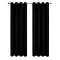 Rojia Blackout Curtains 51 Inch Length 2 Panels Set Thermal Insulated Long Curtains& Drapes 2 Burg Room Darkening Grommet Grey Curtains for Living Room Bedroom Window W39 x L51 Inch