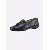 Mokassin CLASSIC, Damen, Gr. 39, blau (marine), Glattleder, Leder, Leder, Basic, Schuhe