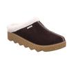Pantoffel ROHDE "FOGGIA-D", Damen, Gr. 36, braun (mokka), Veloursleder, klassisch, Schuhe, Hausschuh, Clog mit herausnehmbarer Innensohle aus Lammwolle