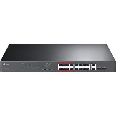 TP-LINK Netzwerk-Switch "TL-SL1218MP" Netzwerk-Switches schwarz