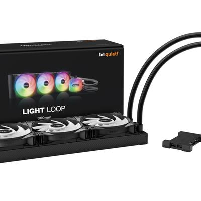 BE QUIET Gehäuselüfter "LIGHT LOOP 360mm Black" Computer-Kühler eh13