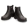 Winterstiefelette PANAMA JACK "Phuket", Damen, Gr. 41, schwarz, Nappaleder, unifarben, klassisch, Schuhe, Ankleboots, Winterboots, Profilsohle, mit Anziehlasche