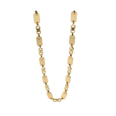Kette ohne Anhänger ADELIA´S "Neuheit 2025 - Unisex Edelstahl Halskette" Gr. 55, gold, Halsketten, Damen, 55, Edelstahl Image