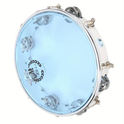 TEMU Handheld Tambourine Musical Instrument, Tambourine Adjustable Double Row 10in Percussion Jingles Instrument For Party