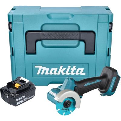 Makita DMC 300 F1J Akku Winkelschleifer 18 V 76 mm Brushless + 1x Akku 3,0 Ah + Makpac - ohne Image