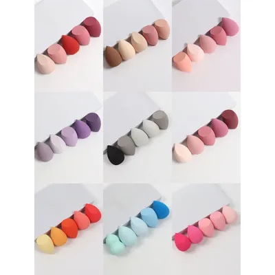 5 Bags of Beauty Eggs Makeup Sponge (Beauty Egg), Foundation Make-Up Mixed Beauty Sponge, Flawless Liquid, Cream and Powder, Mu