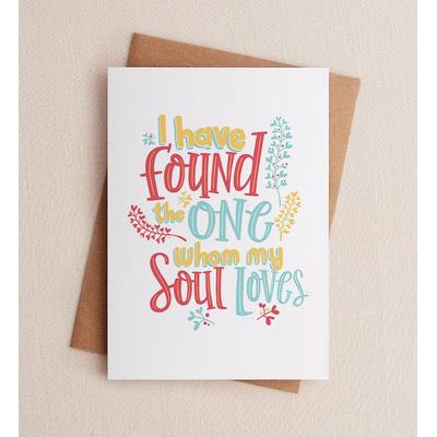 1-800-Flowers Everyday Gift Delivery The One My Soul Loves Wedding Greeting Card