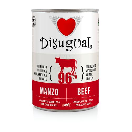 24x400g Disugual Adult Rind Hundefutter nass