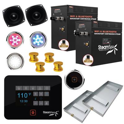 SteamSpa BKT2100-A Black Series Wifi and Bluetooth 21kW QuickStart
