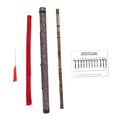 TEMU G Key - Bamboo Xiao Chinese Traditional Musical Instrument Professional Zizhu Vertical Xiao Flute