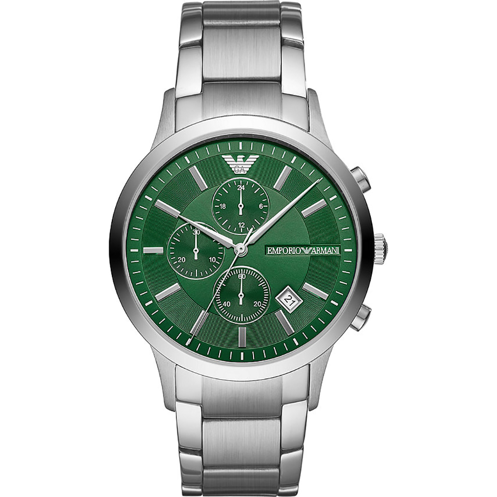 Emporio Armani Renato Silber Herren Armbanduhr AR11507 Image
