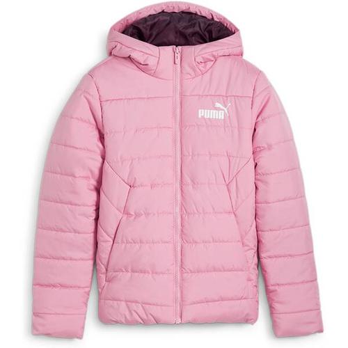 PUMA Kinder Blazer ESS Hooded Padded Jacket, Größe 128 in Pink