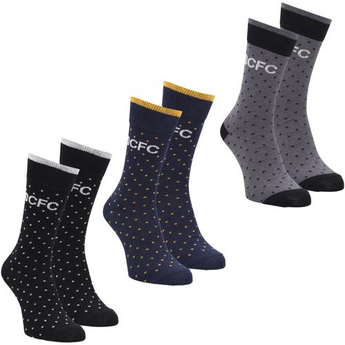 Derby County 3er-Pack gepunktete Socken – Unisex