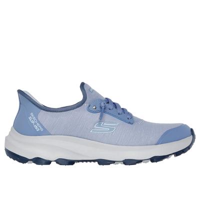 Skechers Women's Slip-ins: Ridge Oak Sneaker | Size 9.0 | Light Blue | Textile/Synthetic/Metal | Vegan