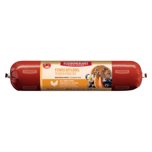 16x400g Feines Geflügel mit Süßkartoffel, Heidelbeere & Kamille Fleischeslust Classic Nassfutter...