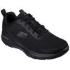 Sneaker SKECHERS "SUMMITS-TORRE", Herren, Gr. 43, schwarz (schwarz uni), Textil, casual, Schuhe, Freizeitschuh, Trainingsschuh, Schnürschuh mit Memory Foam