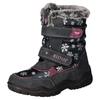 Winterstiefel MUSTANG SHOES, Kinder, Gr. 38, blau (navy kombi), Textil, Lederimitat, modisch, Schuhe, Winterstiefel, Klettstiefel in bequemer Weite