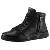 Schnürboots ARA "ROM", Damen, Gr. 9 (43), schwarz, Glattleder, unifarben, sportlich, Schuhe, Stiefelette, Bequemschuh mit Reißverschluss