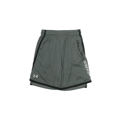 Under Armour Athletic Shorts: Green Sporting & Activewear - Kids Boy's Size Medium