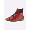 Stiefelette GEMINI, Damen, Gr. 39, rot, Glattleder, modisch, Schuhe