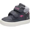 Sneaker KANGAROOS "KaVu Primo V", Gr. 30, blau (blau, pink), Synthetik, Textil, sportlich, Schuhe, mit Klettverschluss