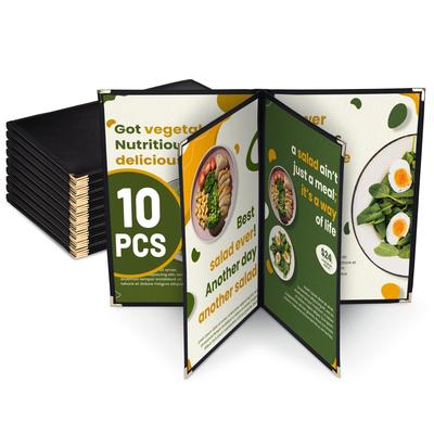 WeChef 10 Pack Restaurant Menu Covers 8.5