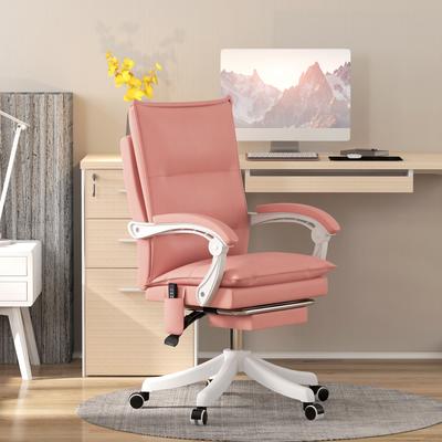 TEMU Massage Office Chair With Heat, Ergonomic Computer Desk Chairs, Faux Leather Desk Chair With Footrest, Armrest And Reclining Backrest