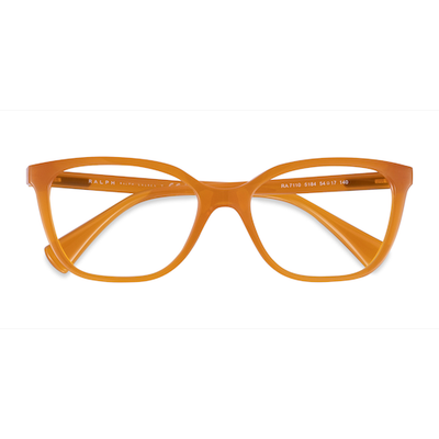 Female s horn Light Orange Plastic Prescription eyeglasses - Eyebuydirect s Ralph RA7110