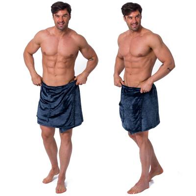 Saunakilt badetuch herren navy Image